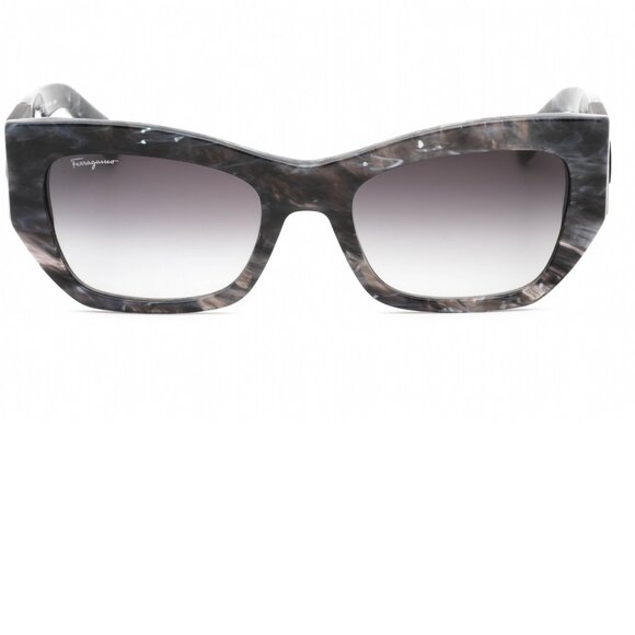 Ferragamo marble gray cat eye Sunglasses brand new in box - Picture 3 of 14